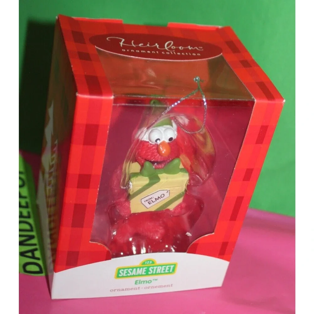 American Greetings Sesame Street Elmo With Present Holiday Ornament 2015 062H